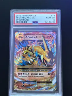 Charizard EX Holo 2016 Pokemon XY M - PSA 10 Gem Mint Evolutions 13/108 - Image 1