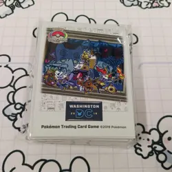 WCS Washington DC Pokemon Card Sleeves Deck Shield 65 Count Unopened - Image 1