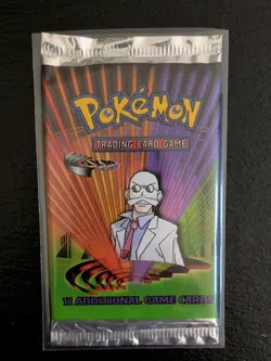 Pokemon Gym Challenge, Blaine Artwork, Booster, New Sealed, WOTC 1999-2000 - Image 1