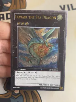 Leviair The Sea Dragon GENF-EN043 1st Edition Ultimate Rare YuGiOh! NM EURO - Image 2