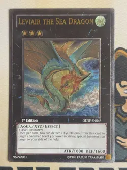 Leviair The Sea Dragon GENF-EN043 1st Edition Ultimate Rare YuGiOh! NM EURO - Image 3