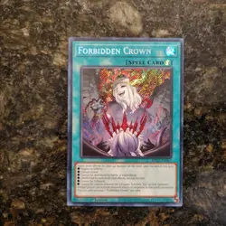 Forbidden Crown BPRO-EN067 Burst Protocol 1st Edition Yugioh NM Secret Rare - Image 3