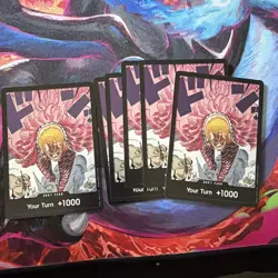 DON Card Donquixote Doflamingo OP10 Royal Blood One Piece Card Game TCG English - Image 1