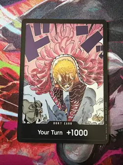 DON Card Donquixote Doflamingo OP10 Royal Blood One Piece Card Game TCG English - Image 2