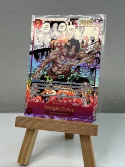 One Piece Portgas.D.Ace OP02-013 Paramount War Manga Alt Art English NM+ - Image 2