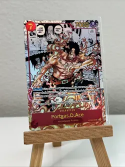One Piece Portgas.D.Ace OP02-013 Paramount War Manga Alt Art English NM+ - Image 3