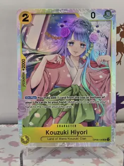One PIECE Kouzuki Hiyori SR OP06-106 Wings of the Captain - Image 1