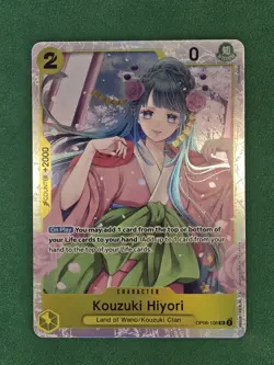 One PIECE Kouzuki Hiyori SR OP06-106 Wings of the Captain - Image 3