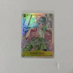One Piece TCG Kouzuki Hiyori OP06-106 Super Rare Holo Bandai. Op000051 - Image 1