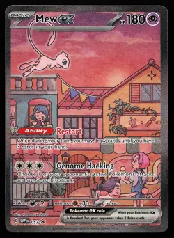 Mew ex 053 Holo Scarlet & Violet 151 Promo Pokemon Card - Image 1