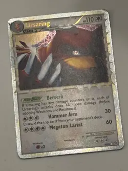2010 Ursaring Prime 89/95 - HS Unleashed - Holo Ultra Rare Pokemon Card - MP - Image 1