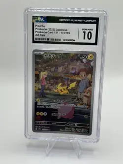 Pikachu 173/165 Sv2a: Pokemon Card CGC 10 - 151 Holo (Japanese) - Image 1