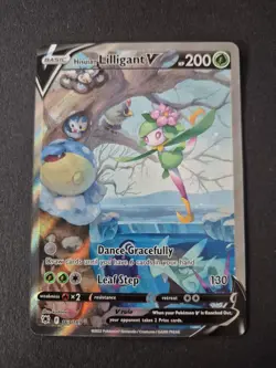 Hisuian Lilligant V 163/189 Astral Radiance Card Full Art Pokemon TCG - Image 1