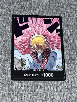 One Piece TCG DON!! Foil Card OP-10 Royal Blood | Donquixote Doflamingo Art - Image 1