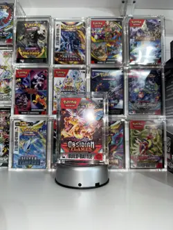 Pokemon Magnetic Booster Bundle Acrylic Case! Pokemon Card Protective Display! - Image 1