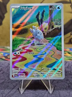 Pokemon TCG Frigibax 208/193 Paldea Evolved Illustration Rare Holo Card LP - Image 1