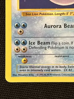 Pokemon Dewgong 25/102 Base Set (Shadowless) *Near Mint* Never Played Card - Image 2