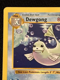 Pokemon Dewgong 25/102 Base Set (Shadowless) *Near Mint* Never Played Card - Image 3