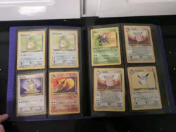 Binder Of 160 Vintage Pokemon Cards Some Holos & 1st Editions Fossil Jungle WOTC - Image 2