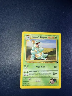 Pokemon Card - Giovanni's Nidoqueen Gym Challenge 23/132 Rare - Image 1