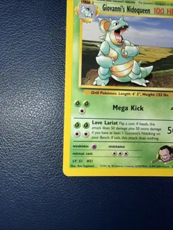 Pokemon Card - Giovanni's Nidoqueen Gym Challenge 23/132 Rare - Image 4