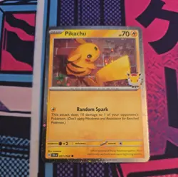 Pikachu 051/162 Cosmo Holo Pokemon Day 2026 30th Anniversary Pokemon Card - Image 4