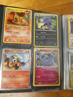 Lot Of Pokemon Cards Played Kids Collection Charizard 103/100 Zoroark 102/99 - Image 1