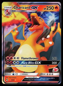 Charizard GX 9/68 Holo Hidden Fates Pokemon Card - Image 1