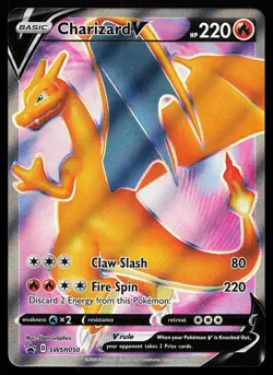 Charizard V SWSH050 Holo Sword & Shield Promo Pokemon Card - Image 1