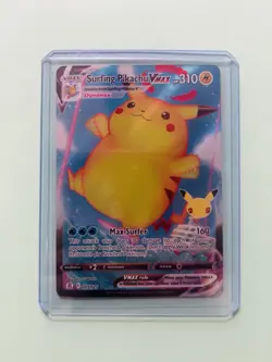 Surfing Pikachu VMAX 009/025 Celebrations Holo Rare Pokemon Card NM - Image 1