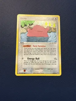 Pokemon TCG Ditto Fire Red 4/112 Holo Rare Card - Image 5