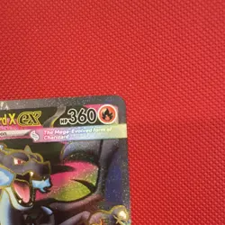 Pokemon Mega Charizard X EX Holo Card Me02: Phantasmal Flames 109/094 360 HP - Image 2