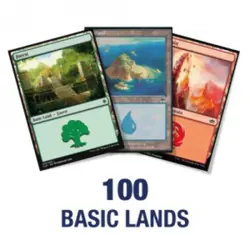 Magic Lot - Basic Lands: zufallige Auswahl (100) - Image 1