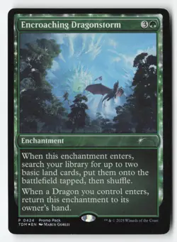 MTG | "Encroaching Dragonstorm" | P | Promo Pack: Tarkir: Dragonstorm 424 | NM - Image 1