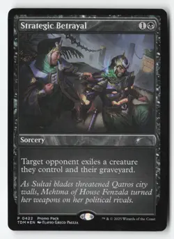 MTG | "Strategic Betrayal" | P | Set Promo Pack: Tarkir: Dragonstorm 422 | NM - Image 1
