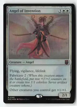 MTG | "Angel of Invention (Ripple Foil)" | M | Set M3C 166 | NM - Image 1