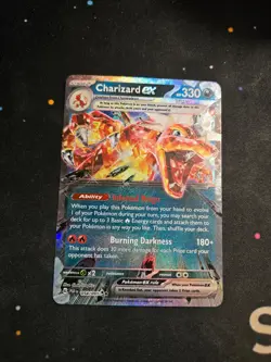 Charizard ex 054/091 Double Rare Paldean Fates Pokemon NM - Image 1