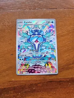 Pokemon TCG Palafin Obsidian Flames Holo Illustration Rare Full Art Card 200/197 - Image 4