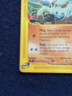 Pokemon Aquapolis Mankey 92/147 NEAR MINT/LP - Image 5
