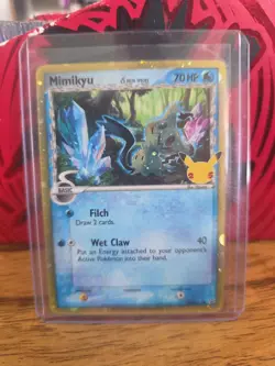 Pokemon Mimikyu SWSH136 Black Star Promo - Celebrations MINT - Image 1