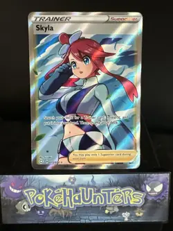 Pokemon card Skyla 072/072 Shining Fates Full Art Near Mint - Image 1