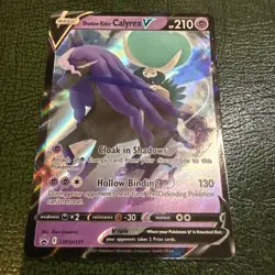 Shadow Rider Calyrex V - SWSH131 - SWSH: Sword & Shield Promo Pokemon Card - Image 1