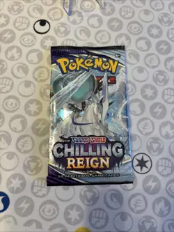 Pokemon TCG Booster Pack - Sword & Shield Chilling Reign - NEW / SEALED - Image 1