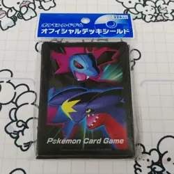 Pokemon Card Sleeves Deck Shield 32 Count Sazandora Garchomp Unopened - Image 1