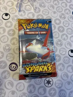Pokemon TCG: Scarlet and Violet Surging Sparks x1 Booster Pack Sealed Latias - Image 1