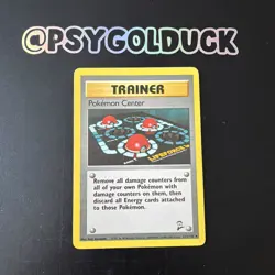 Pokemon Center Uncommon Base Set 2 114/130 LP B32 - Image 1