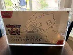 Acrylic Display Case Pokemon 151 Ultra Premium Collection Box UPC Preassembled - Image 3