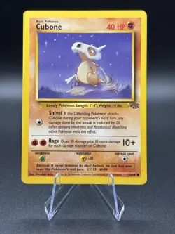 Cubone 50/64 Common Jungle Pokemon Unlimited - Image 1