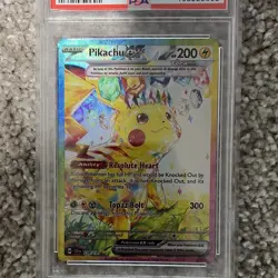 Pokemon Pikachu ex 238/191 Surging Sparks SIR Holo English 2024 PSA 10 - Image 2