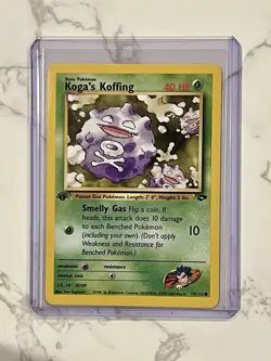 Pokemon TCG Koga’s Koffing 1st Edition Gym Challenge 79/132 WOTC Vintage (1999) - Image 1